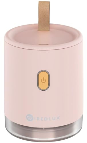 WiredLux Leva Pelucchi Elettronico per Vestiti, Lana e Maglioni - Levapelucchi Elettrico Ricaricabile Portatile - Ricarica USB-C - Togli Pelucchi con Doppia Protezione (Rosa Kyoto)