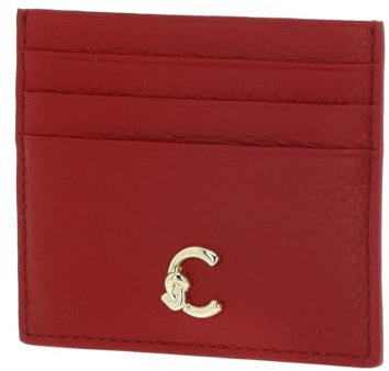 Coccinelle Leder Kartenhalter C-Me Document Holder Grained Leather Scarlet rot