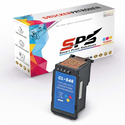 SPS Tintenpatrone Kompatibel für Canon - CL-546 | Pixma TS3350 TS3450 TS3451 TS3452 TS3150 TS3351 TR4550 TR4650 MX495 | 1x Mehrfarbig | 300 Seiten