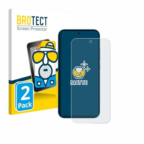 BROTECT Schutzfolie für Nothing Phone (4a) | 2 Stück Entspiegelnder Displayschutz Made in Germany Matte Displayschutz-Folie Anti-Reflex Anti-Fingerprint Einfache Montage