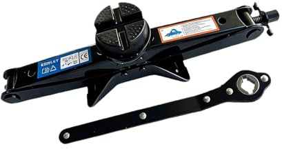 Mekalero Foldable Scissor Lifting Tool for Electric Cars Including Ergonomic Tire Iron Tire Changing Tool for Car