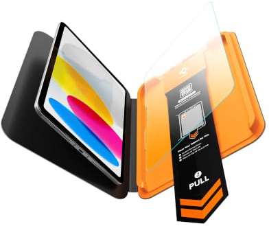 Spigen AlignMaster T 1P Screen Protector for iPad 11th Gen A16 2025 11inch | 10th Gen A14 2022 10.9 inch, 10H+ Hardness Tempered Glass, Easy Installation Kit, Case-Friendly, Touch Responsive