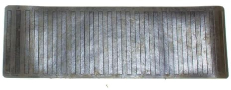 Dee Zee DZ86700 Heavyweight Tailgate Mat, Grey - DZ 86700 , Black 22L x 7W x 7Th
