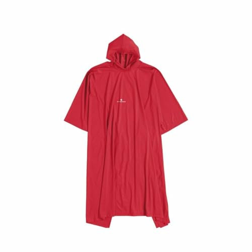 Ferrino Kinder Poncho Regenponcho, Rot, 120 cm