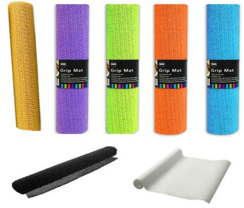 2 x Anti Non Slip Multi Purpose Rubber Liner Carpet Rug Gripper Dish Drawer Car Dashboard Mat (White)