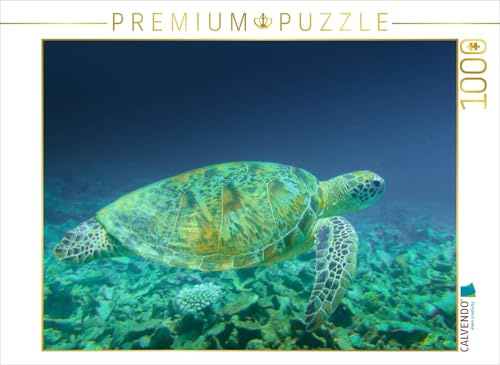 CALVENDO Puzzle Meeresschildkröte | 1000 Teile Lege-Größe 64 x 48 cm Foto-Puzzle für glückliche Stunden