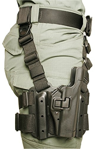 BLACKHAWK. Kabelbrücke serpa® Level 2 Tactical Kamerahülle matt Finish, Unisex, schwarz