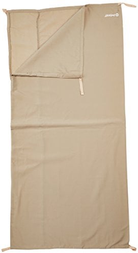 Outwell Erwachsene Schlafsack-innenbezug Cotton Liner Single, Beige, 185 x 80 cm