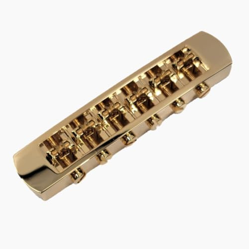 Gold Modern Roller Tunematic Guitar Bridge