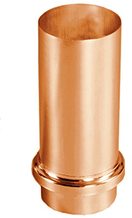 Schiebemuffe Kupfer mit Standrohrkappe in 80, 87 und 100 mm (80 mm)