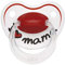 Bibi Silikon-Sauger, mit Ring, BI112927, I Love Mama 1er Pack, 0-6 Monate