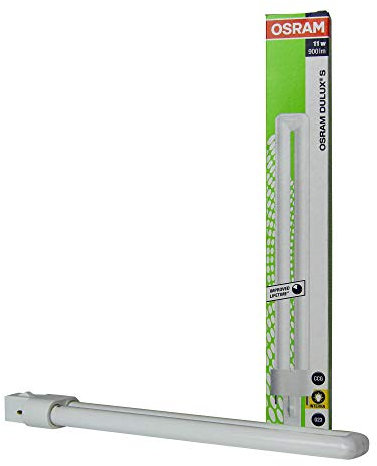 Lámpara fluorescente compacta tipo S 840 de 2 pines, 11 W, 240 V, casquillo G23