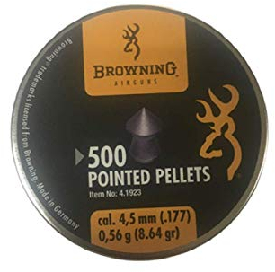 Spitzkopfdiabolos Browning Modell Pointed Pellets, Kal. 4,5 mm, Inhalt 500 Stk.