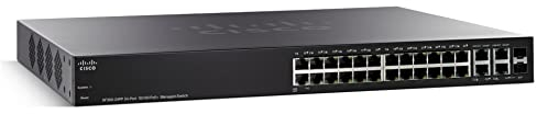 Cisco SF300-24PP-K9-EU 24-port 10/100 PoE mit Managed Switch w/Gig Uplinks