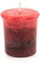 pajoma® Duft-Votivkerze 55 g, Granatapfel | Marmorvotivkerze, Brenndauer ca. 17 Stunden - Höhe 5 cm ø 4 cm | Premium Qualität