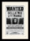 Harry Potter Kunstdruck Bellatrix Wanted Memorabilia, 30 x 40 cm