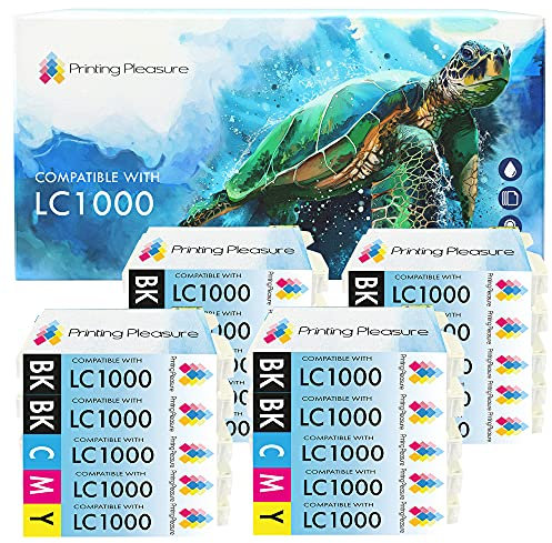 20 Tintenpatronen kompatibel zu LC1000 LC970 für Brother DCP-130C DCP-135C DCP-150C DCP-260C DCP-330C DCP-350C DCP-357C DCP-540CN DCP-560CN DCP-770CW Fax-2840 MFC-465CN - hohe Kapazität