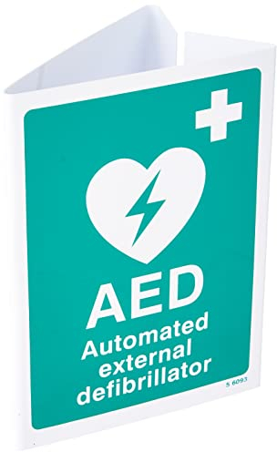 Caledonia Signs 56093 englisches Schild „Aed Emergency Defibrillator“