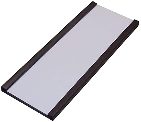 Magnetic Label Holder, Magnetic Label Strips with Protective Films. Paper Inserts and Plastic Protectors. Magnetic Racking Labels Shelf Sign (30Mm X 80Mm), Pack of 100