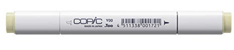 COPIC Classic Marker Typ Y - 00, Barium Yellow, professioneller Layoutmarker, mit einer breiten und einer feinen Spitze