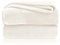 heimtexland Kuscheldecke flauschig Flanell Wohndecke warm Oekotex Tagesdecke Überwurf Sofadecke fusselfrei Fleecedecke Super Soft XXL Decke 220x240 cm Typ380 Creme Natur