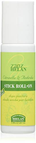 Helan, Zanzhelan - Moustique Stick Roll-On Enfant, Bebé et Adulte pour Soulager post Piqûre, Frais et Apaisant avec Aloe Vera, Huile de Neem, Citron et Huiles Essentielles, 15 ml - Made in Italy