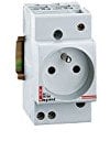 Legrand 092782 Prise de Courant Modulaire avec Terre, 10A/16A, 2.5 Modules