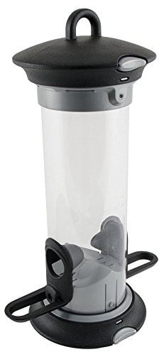 CJ Wildlife 310980619 Wildvogel-Futter-Säule Apollo 2 Öffnungen (EasyClean) Futterstation Wildvogel-Futtersäule