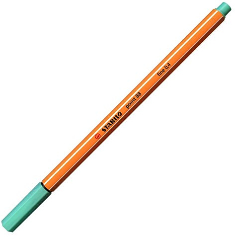 STABILO Pack of 5 Felt Pens Point 88 Pe Fine 0.4 mm Light Green
