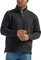 Wrangler Authentics Herren Langärmeliges Fleece mit Viertelreißverschluss Pullover, Caviar, XL
