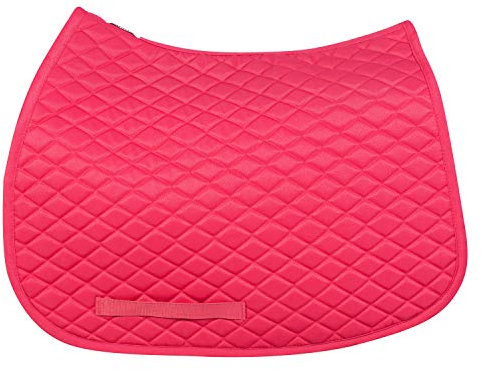 Tuffrider Cheval Basic Tapis de selle tous usages Standard rose vif