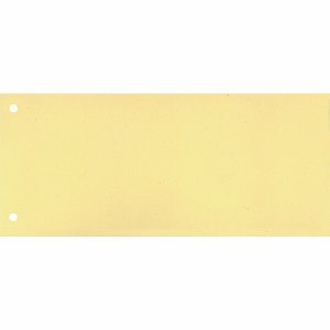 Elba Trennstreifen 24x10,5cm Karton gelb VE=100 Stück