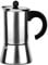 IBILI - Cafetera express Indubasic, 6 tazas, 280 ml, Acero Inoxidable, Apto para inducción