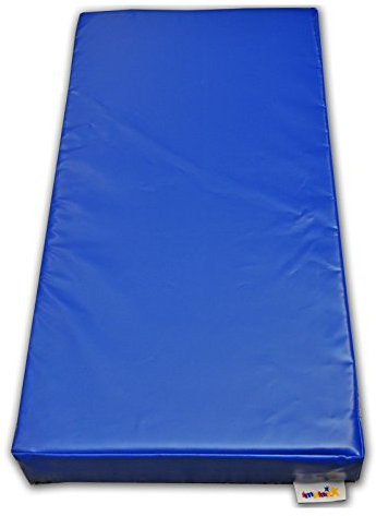 Implay® Soft Play Gymnastic Landing Crash Mat - 610gsm PVC/High Density Foam - Blue - 100cm x 50cm x 10cm