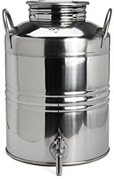 Fût alimentaire bas inoxydable 18/10 l10 Milano [MACHX]