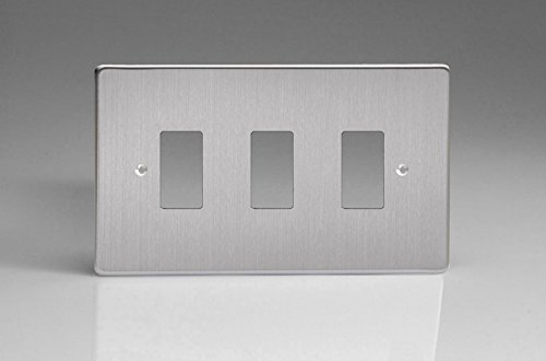 Varilight XDSPG3-P Power Grid 3 Grid Space Brushed Steel