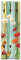 ARTLAND Wandgarderobe Garderobenpaneel Holz mit 5 Haken 45x140 cm Design Garderobe mit Motiv Shabby Chic Natur Floral Blumen Bunt T9IE