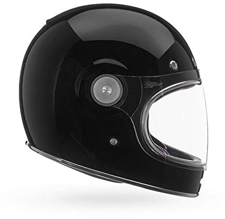Bell Powersports Bullitt Motorradhelm, Schwarz (Solid Schwarz), S