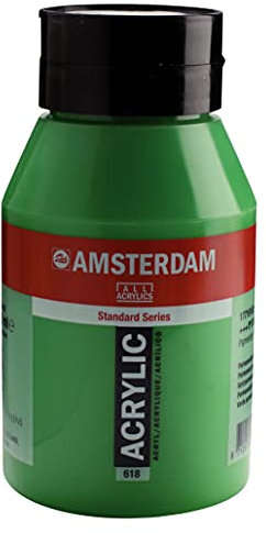 Amsterdam Standard Series Acrylic Jar 1000ml Permanent Vert clair 618 (17716182)