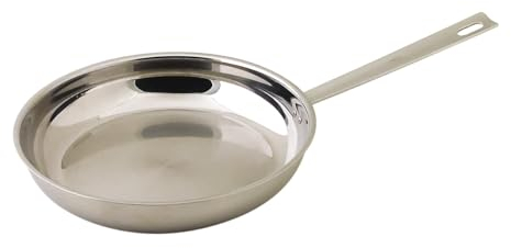 Baumstal 9211 Poêle INOX 18/10 24 cm, Argent Métallique