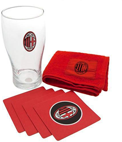 AC Milan Word Mark Mini Bar Set - Multi-Colour