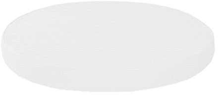 Dibapur Pro Vital Orthopädische Runde Kaltschaummatratze 14 cm Kernhöhe mit Standard Bezug Härtegrad H2,5 Mittel Fest bis Fest Made in Germany