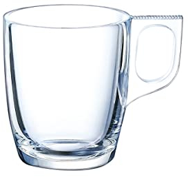 Arcoroc Tazas Vidrio, 9 cl, 6 unidades