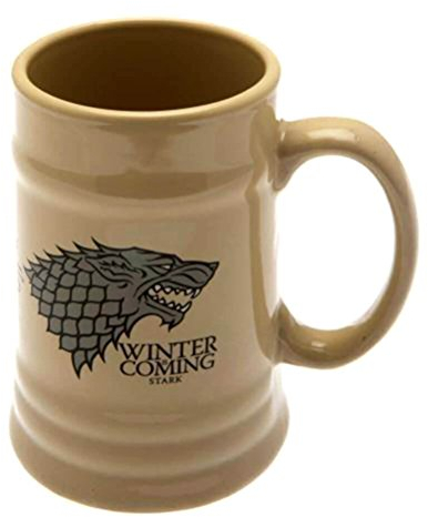 Pyramid International AFMGS23800 Game Of Thrones House Stark Beer Mug Standard , 21 x 21 x 1.3 cm