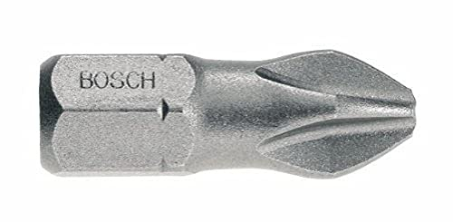 Bosch Professional Bit Extra Hard Kreuzschlitz (10 Stück, PH 2, Länge: 25 mm, Zubehör zum Schrauben)