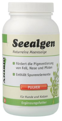Anibio Seealgen 250g | wichtige Spurenelemente | naturreine Kraftquelle | Für glänzendes Fell | für Hunde und Katzen | wirkt förderlich auf die Verdauung | naturreine Meeresalge