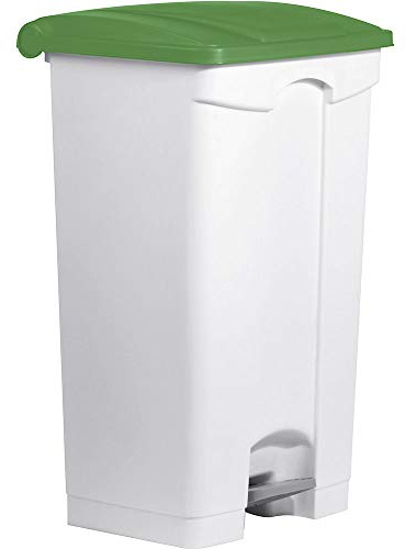 Helit H2402351 - Tret-Abfallbehälter the step 90L, grün