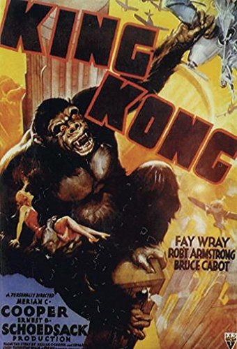 Close Up King Kong Poster (70cm x 100cm) + Geschenkverpackung. Verschenkfertig!
