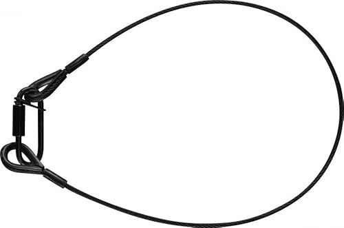 Riggatec Sicherungsseil, Safety 60cm x 3 mm bis 5 kg, schwarz