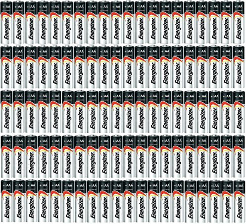Energizer Aa Max Alkaline E91 Batteries Made In Usa - Expiration 12/2024 Or Later - 100 Count